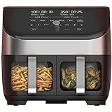 Instant Vortex Plus XL 8QT ClearCook Air Fryer, Clear Windows & Custom...