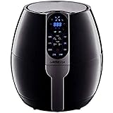 GoWISE USA 3.7-Quart Programmable Air Fryer with 8 Cook Presets, GW22638 -...