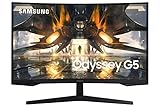 SAMSUNG 32' Odyssey G55A QHD 165Hz 1ms FreeSync Curved Gaming Monitor with...