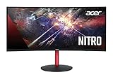 Acer Nitro XZ342CK Pbmiiphx 34' 1500R Curved WQHD (3440 x 1440) VA Gaming...