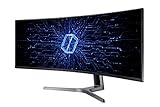 SAMSUNG 49” Odyssey CRG Series Dual QHD (5120x1440) Curved Gaming...