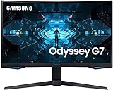 SAMSUNG 27' Odyssey G7 Series WQHD (2560x1440) Gaming Monitor, 240Hz,...