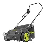 Sun Joe AJ801E 12-Amp, Electric Dethatcher and Scarifier w/Removeable 8 Gal...