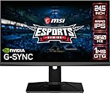 MSI Oculux NXG253R, 25' Gaming Monitor, 1920 x 1080 (FHD), Rapid IPS, 1ms,...