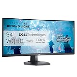 Dell S3422DWG Curved Gaming Monitor - 34 Inch 1800R Curved Screen with...