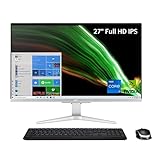 Acer Aspire C27-1655-UA93 AIO Desktop | 27' Full HD IPS Display | 11th Gen...