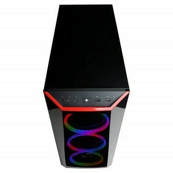 CyberpowerPC Gamer Xtreme GXiVR8060A7 front panel