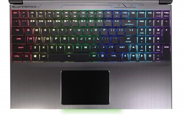 Eluktronics MECH 15 G2 keyboard