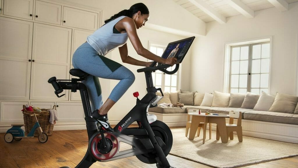 Peloton Bike Review screen