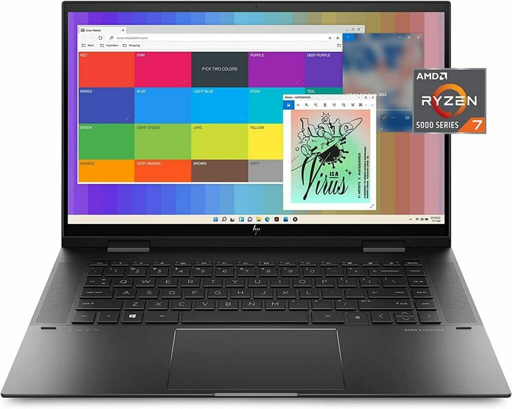 HP Envy x360 15-eu1026nr Review front