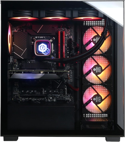 CyberPowerPC Gamer GXiVR8080A38 Review glass side