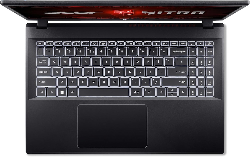 Acer Nitro V ANV15-51-99DR Review keyboard